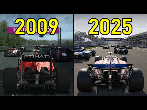 Evolution of Codemasters' F1 Games (2009 - 2025)