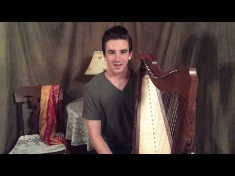 Roosebeck Woodlands Harp 26-Strings w/ Full Chelby Levers image 6