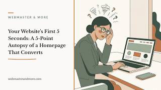 Your Website's First 5 Seconds: A 5-Point Autopsy of a Homepage That C