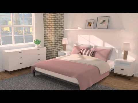 Bedroom Day and Night lighting