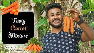 Tasty CARROT Mixture | Unique Carrot Recipe Cooking in Village ipl