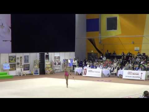 Final - clubs / Dora Vass.clubs.(HUN) / Baltic Hoop 2016 / Rhythmic gymnastics