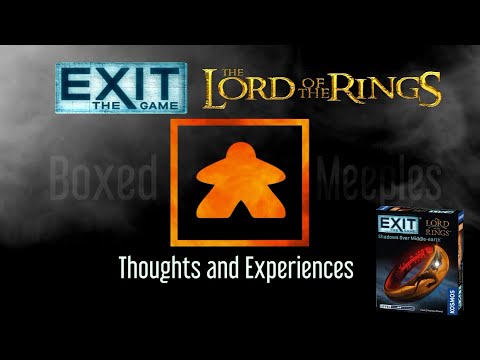 Exit: The Board Game - Lord of the Rings : Shadows over Middle-earth Review & best Tips for Players
