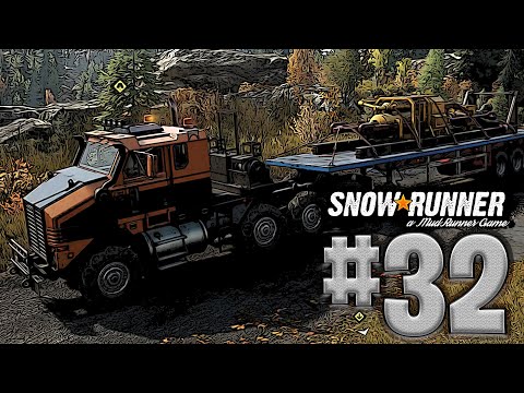 SnowRunner Part 32 - Smithville Dam - Michigan, USA - Oil Rig Delivery - Derry Longhorn 4520