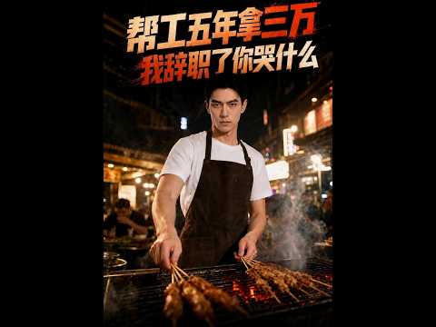 【🔥逆风翻盘】被发小开除？被逼破产？烧烤传人凭祖传手艺反杀，夺回尊严成烧烤教父！《帮工五年拿三万，我辞职了你哭什么》 #爽剧 #AI短剧 #STO1 #一粒杨桃