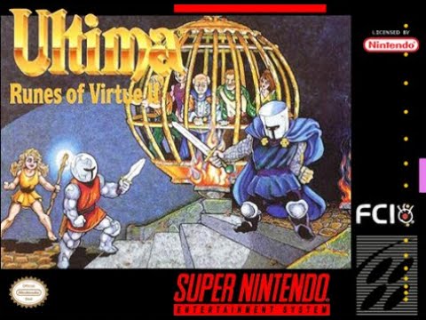 Ultima   Runes of Virtue II SuperNintendo Usa