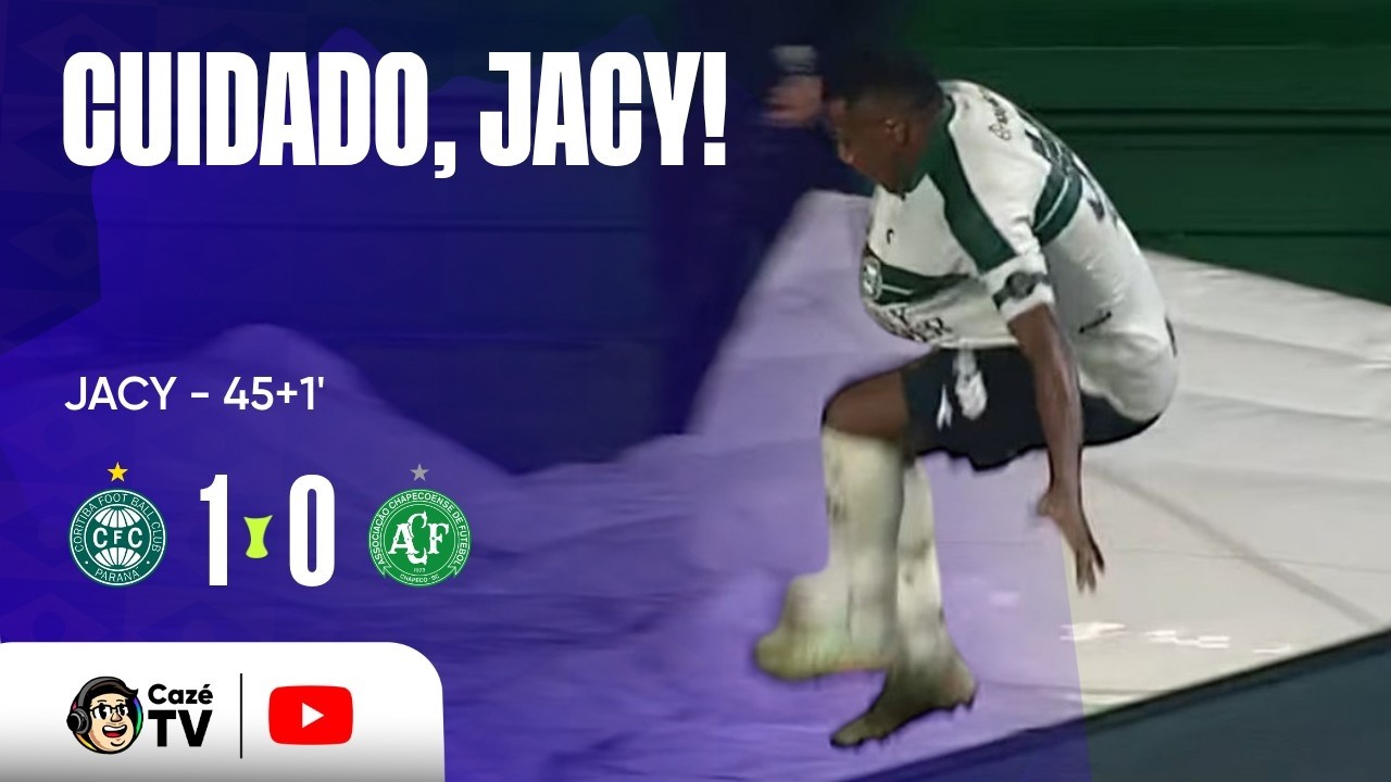 NÃO VALEU O GOL, MAS O TOMBO VALEU! ZAGUEIRÃO DO COXA CAI NO BURACO DO VESTIÁRIO NA COMEMORAÇÃO!
