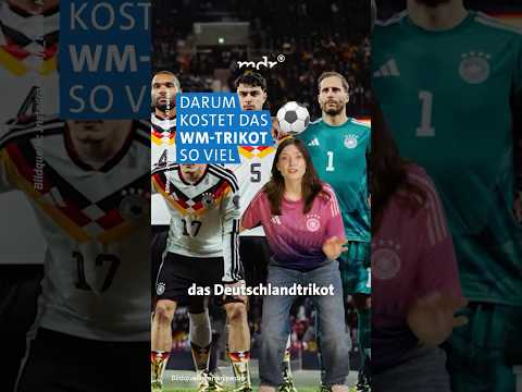 100 € fürs Deutschlandtrikot: Wer verdient wie viel? 🇩🇪👕 | Eine Minute Geld MDR #shorts