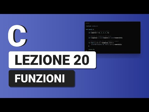 Funzioni - C Tutorial Italiano 20