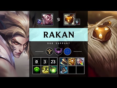 Rakan Support vs Bard - EUW Master Patch 25.06