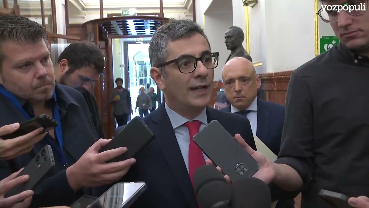 Bolaños, sobre la declaración de Aldama contra Sánchez