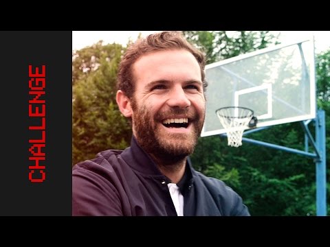 Video: Watch Manchester United star Juan Mata take up unique basketball challenge