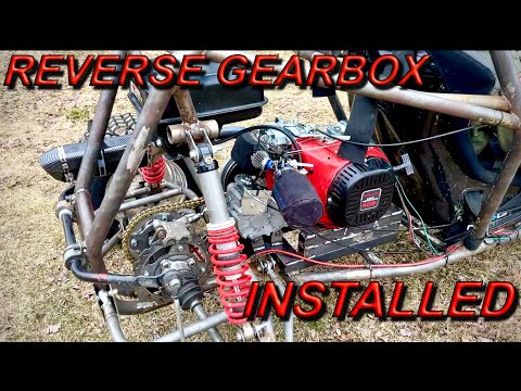 Budget Crosskart Reverse Gearbox Install (Harbor Freight Predator Big Block) KJ Raycing VF-1