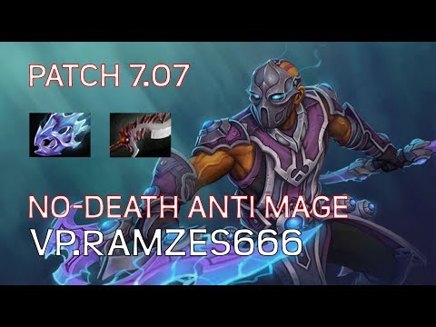 VP Ramzes666 ANTI MAGE 0 DEATH SOLO MMR PATCH 7 07