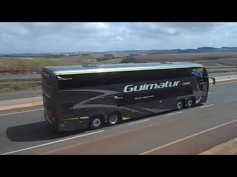 Ônibus Da Guimatur Número 21000 Em Uraí - Paraná - Brasil