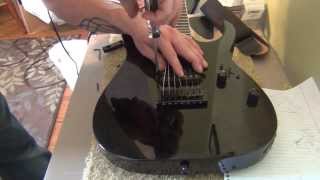 Video thumbnail for DiMarzio LiquiFire 7 Pickups bridge position Install Ibanez guitar by Maverick Tangent