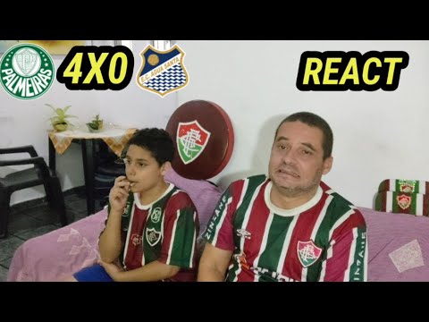 PALMEIRAS 4X0 ÁGUA SANTA REACT VERDÃO BI CAMPEÃO