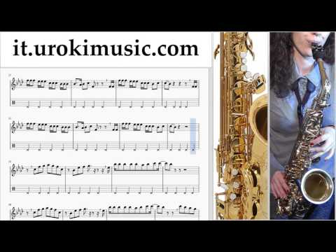 Corso di Sassofono Tenore Charlie Puth - Attention Tablature Tab Parte#2 um-i276