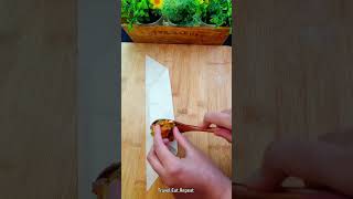 How to make perfect mini samosas from spring roll sheets 🙌 | Samosa folding tutorial/technique
