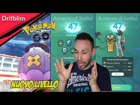 UNO SHINY ASSURDO! SI LIVELLA FINALMENTE AL 47! POKEMON GO ITA