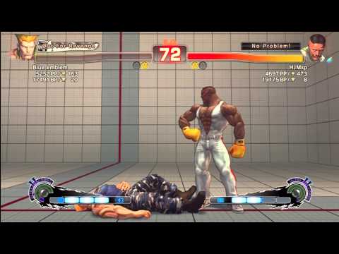 Bleu emblem (Guile) vs HJMXP (Dudley)