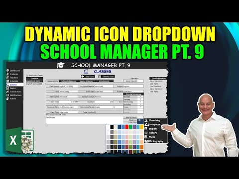 How To Quickly Create Excel Forms As We Add A Complete Teachers Feature School Manager Pt 7