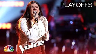 The Voice 2018 Mia Boostrom - Live Playoffs: "Baby I Love You"