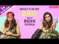 What S In My Bag With Ridhi Dogra S03E03 Fashion Pinkvilla Bollywood