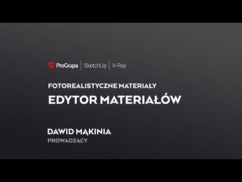 Fotorealistyczne materiały w SketchUp i V-Ray: Edytor materiałów