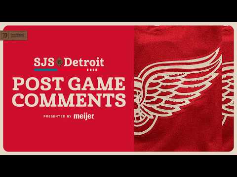 Lucas Raymond, Marco Kasper, Todd McLellan Post Game Comments vs SJS | JAN. 16, 2026