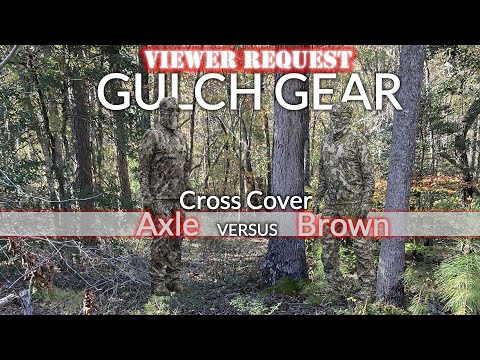 Gulch Gear Cross Cover AXLE vs BROWN | Camo Matrix Showdown Viewer Requested