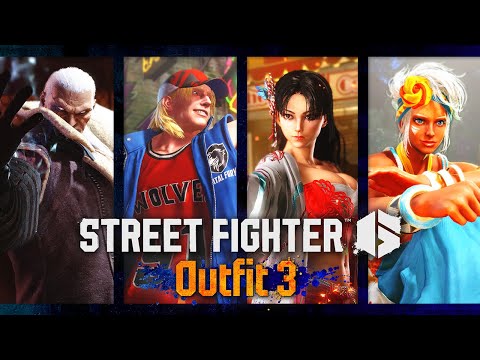 Street Fighter 6 - M. Bison, Terry, Mai, Elena Outfit 3 Showcase Trailer