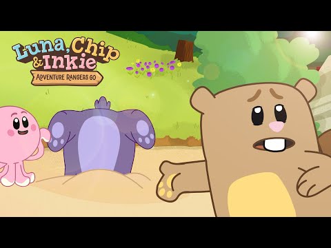 Bear Down 🐻 Full Episode 🌲 Luna Chip & Inkie 🌲Adventure Cartoon for Kids - Kids (0-4), Kingdom Kids Zone - Luna, Chip & Inkie