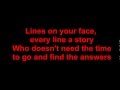 Lyrics - Ten Sharp - lines on your face 