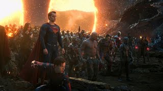 Avengers: Endgame Final Battle But With MCU & DCU Heroes