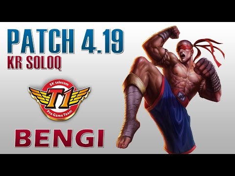 SKT T1 Bengi - Lee Sin Jungle - KR SoloQ