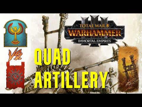 Does Artillery Work In Domination? Tomb Kings vs Skaven - Total War Warhammer 3