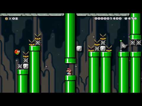 Super Mario Maker | Food Pipes #teamPipe By Fritzef