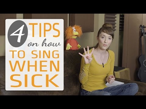 4 tips to sing when you're sick - is it safe to sing when you're sick?