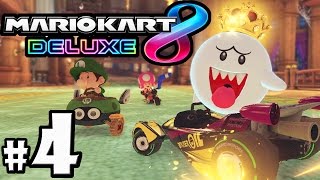 Mario Kart 8 Deluxe PART 4 - Switch Gameplay Walkthrough - Battle Mode Tournament - King Boo