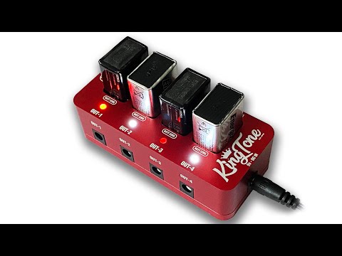King Tone Guitar Battery Box 4X Black image 6