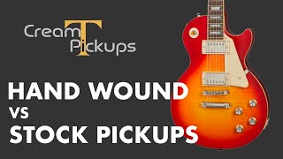 Video thumbnail for Hand Wound Pickups vs. Stock Pickups - Epiphone Joe Bonamassa 1960 Les Paul Norm Burst by Cream T Custom Shop