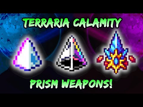 Yharim's Crystal, Dark Spark, & Last Prism! Terraria Calamity Mod! Mage Class Setups / Loadouts