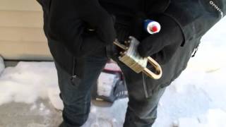 How to unfreeze your lock and lock maintenance tips by DIY with Chris