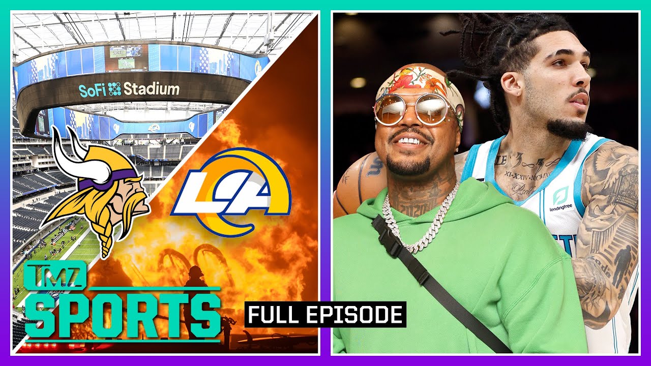 Wildfires Threaten Vikings-Rams Game & DJ Paul on LiAngelo Ball's Song | TMZ Sports Full Ep - 1/8/25