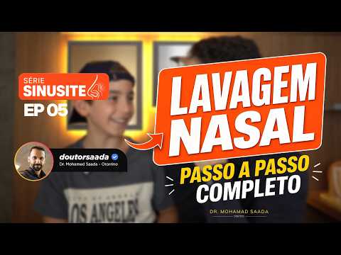 LAVAGEM NASAL PARA SINUSITE: PASSO A PASSO DO JEITO CERTO