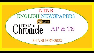 DECCAN CHRONICLE AP & TS 3 JANUARY 2023 TUESDAY