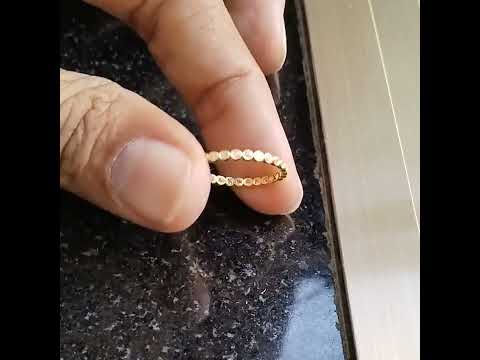 Thin Diamond Eternity Ring, Bezel Set Diamond Ring, Wedding Band, Stacking Band, UncommonJewelsIN