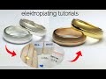 how to make gold solution || silver gold and rose gold plated