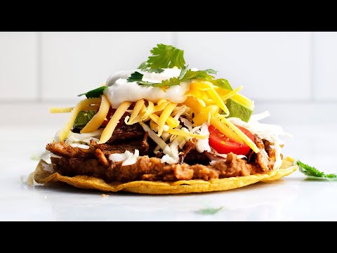 How to Make Pork Carnitas Tostadas